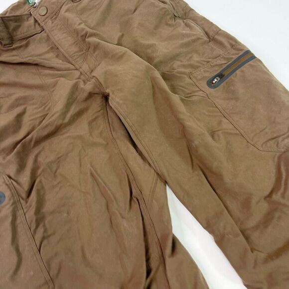 L.L.Bean Pants Mens 34WX30 Brown Casual Mid-Rise Straight-Leg nylon - Picture 2 of 9